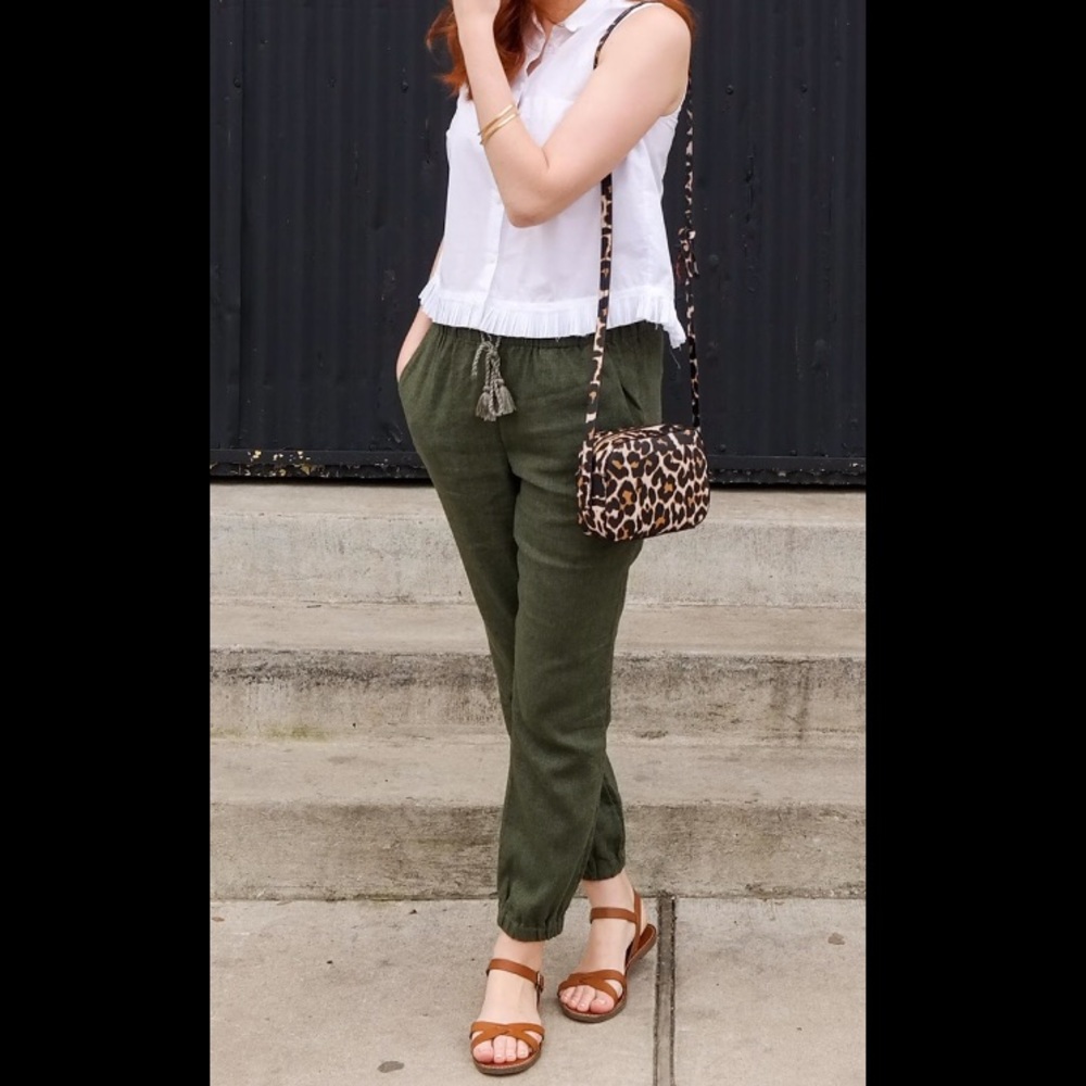 MADEWELL - Pagoda Button down Top White, Large - Picture 4 of 4